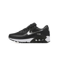 Nike Air Max 90 FD0657-001 - Black Sneakers with Metallic Silver Swoosh | Sleek Design & Everyday Comfort