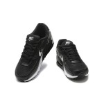 Nike Air Max 90 FD0657-001 - Black Sneakers with Metallic Silver Swoosh