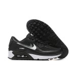 Nike Air Max 90 FD0657-001 - Black Sneakers with Metallic Silver Swoosh