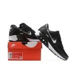 Nike Air Max 90 FD0657-001 - Black Sneakers with Metallic Silver Swoosh