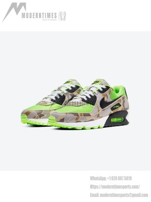 Nike Air Max 90 'Green Camo' CW4039-300 - Vibrant Camouflage with Bold Style