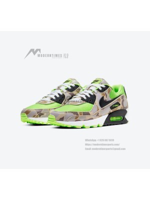 Nike Air Max 90 'Green Camo' CW4039-300 - Vibrant Camouflage with Bold Style
