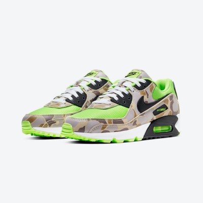 Nike Air Max 90 'Green Camo' CW4039-300 - Vibrant Camouflage with Bold Style