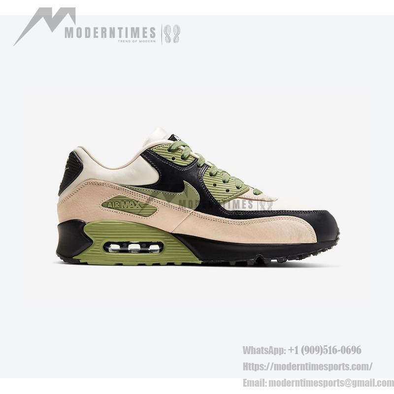 Nike Air Max 90 'Lahar Escape Olive' CI5646-200 mit Oliv-, Beige- und Schwarztönen und Wildleder- und Lederdetails