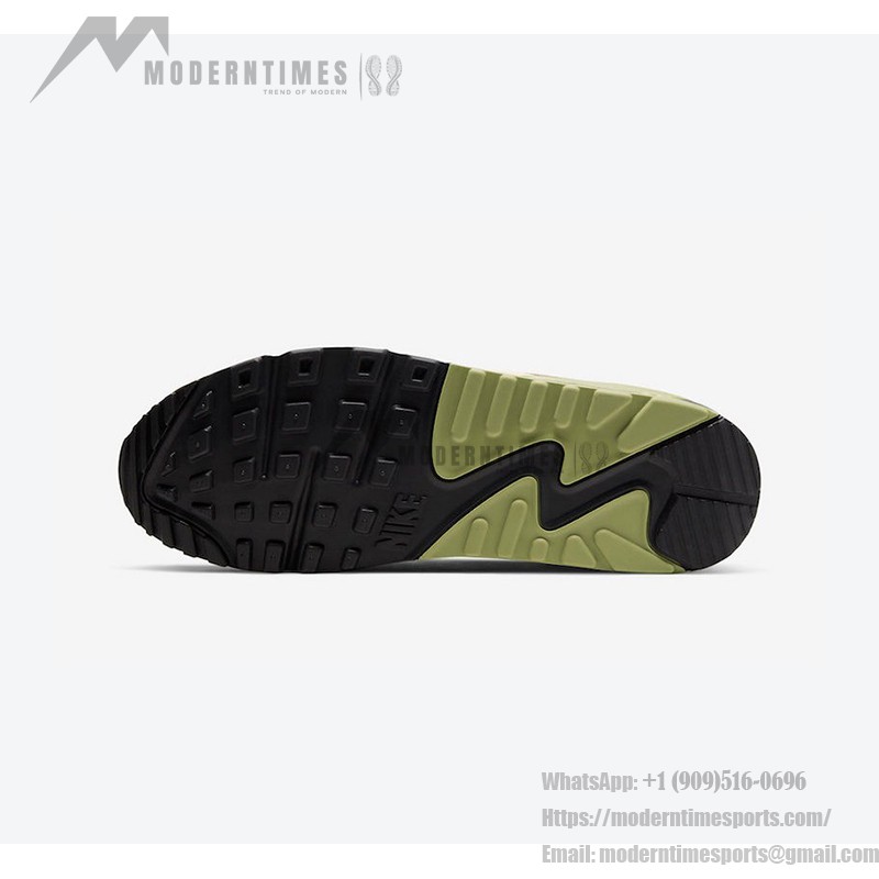 Nike Air Max 90 'Lahar Escape Olive' CI5646-200 mit Oliv-, Beige- und Schwarztönen und Wildleder- und Lederdetails