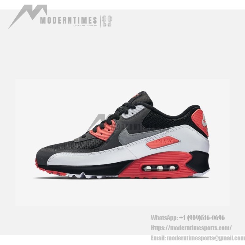 Nike Air Max 90 OG 'Infrared' 725233-006 - Black, White, and Infrared Sneakers with Max Air Cushioning