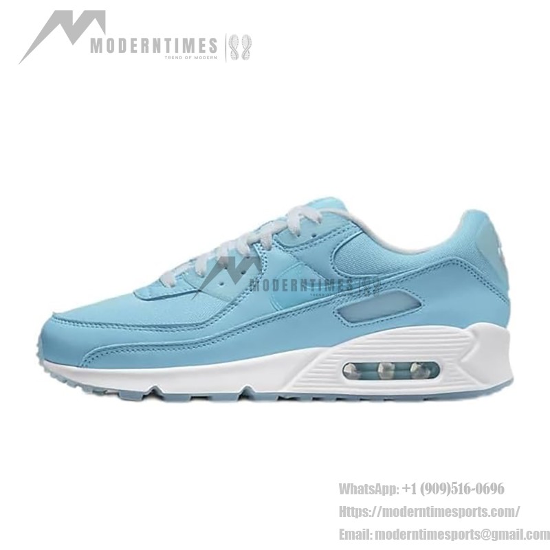 Nike Air Max 90 'Ocean Bliss' FD0734-442 in calming ocean blue with white accents