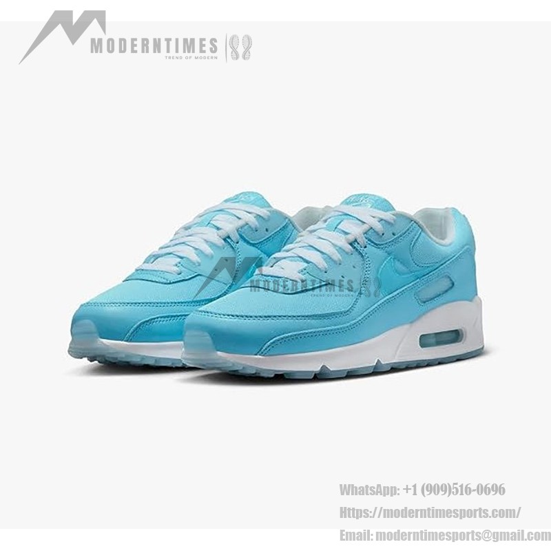 Nike Air Max 90 'Ocean Bliss' FD0734-442 in calming ocean blue with white accents