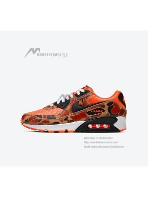 Nike Air Max 90 'Orange Camo' CW4039-800 - Bold Camouflage with Vibrant Style
