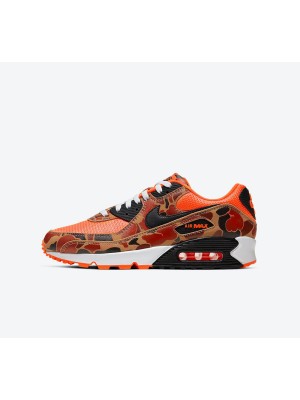 Nike Air Max 90 'Orange Camo' CW4039-800 - Bold Camouflage with Vibrant Style