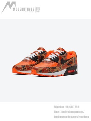 Nike Air Max 90 'Orange Camo' CW4039-800 - Bold Camouflage with Vibrant Style