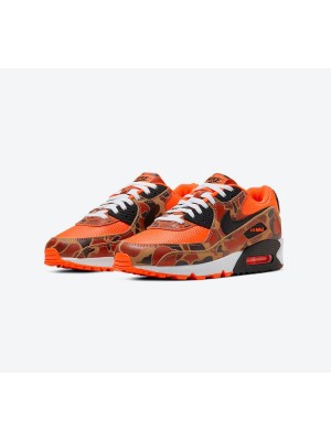 Nike Air Max 90 'Orange Camo' CW4039-800 - Bold Camouflage with Vibrant Style