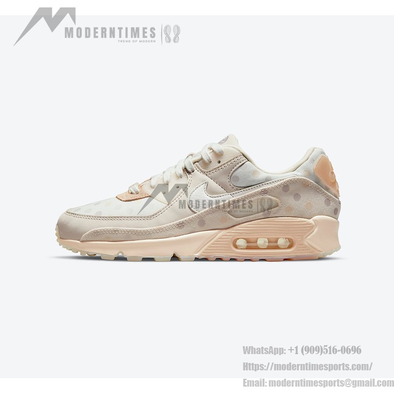 ベージュのトーンとポルカドットのアクセントが施されたNike Air Max 90 Premium 'Polka Dot Beige' CZ1929-200