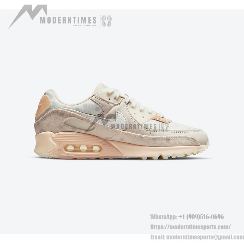 ベージュのトーンとポルカドットのアクセントが施されたNike Air Max 90 Premium 'Polka Dot Beige' CZ1929-200