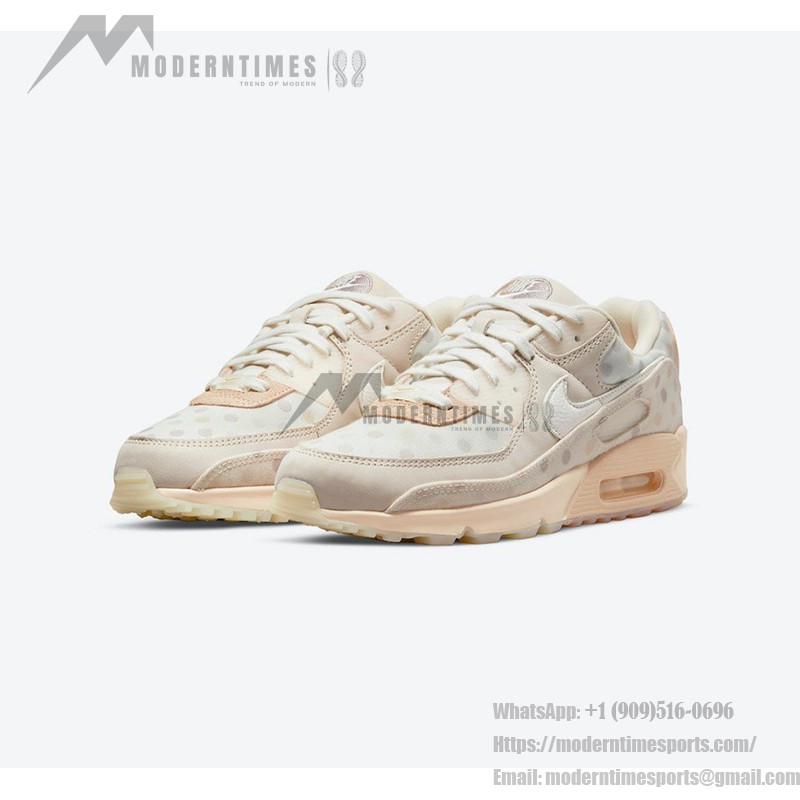 ベージュのトーンとポルカドットのアクセントが施されたNike Air Max 90 Premium 'Polka Dot Beige' CZ1929-200