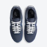 Nike Air Max 90 Premium 'Obsidian/White' DA1641-400 in navy blue and white tones