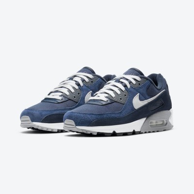 Nike Air Max 90 Premium 'Obsidian/White' DA1641-400 - Classic Navy with Timeless Elegance