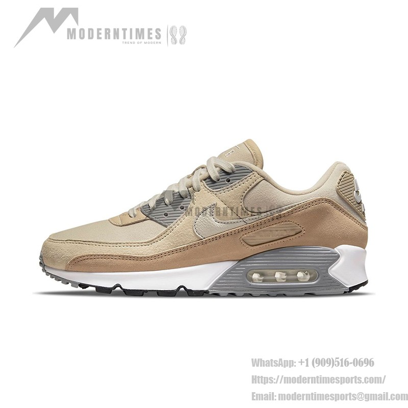 베이지와 회색 톤으로 구성된 Nike Air Max 90 Premium 'Sandstone/Light Iron Ore' DA1641-201