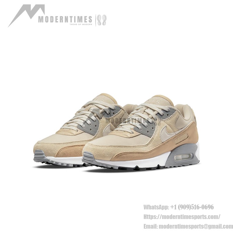 베이지와 회색 톤으로 구성된 Nike Air Max 90 Premium 'Sandstone/Light Iron Ore' DA1641-201