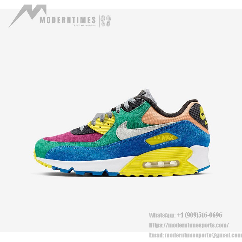 Nike Air Max 90 QS 'Viotech' CD0917-300 - Multicolored Sneakers with Max Air Cushioning