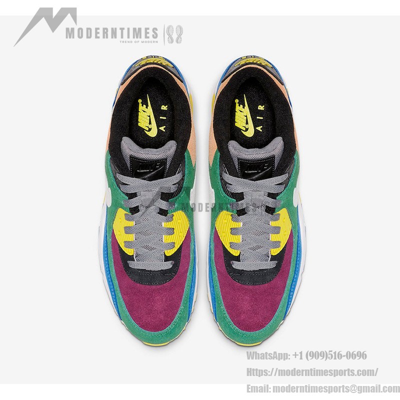 Nike Air Max 90 QS 'Viotech' CD0917-300 - Multicolored Sneakers with Max Air Cushioning