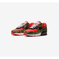 Nike Air Max 90 'Reverse Duck Camo' CW6024-600 - Bold Camo with Vibrant Infrared Accents