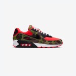 Nike Air Max 90 'Reverse Duck Camo' CW6024-600 featuring infrared accents and camo print