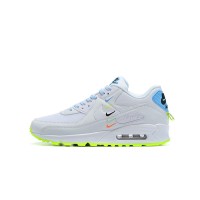 Nike Air Max 90 SE 'Worldwide' CK7069-100 | Clean White Design with Neon Accents and Max Air Comfort