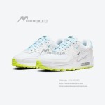 Nike Air Max 90 SE 'Worldwide' CK7069-100 - White Sneakers with Neon Accents and Max Air Cushioning