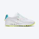 Nike Air Max 90 SE 'Worldwide' CK7069-100 - White Sneakers with Neon Accents and Max Air Cushioning