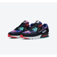 Nike Air Max 90 CW6018-001 - "Supernova" Edition | Galaxy-Inspired Design with Neon Accents for Bold Style