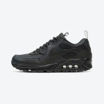 Nike Air Max 90 Surplus CQ7743-001 Triple Black Sneakers with Rugged All-Weather Design