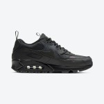 Nike Air Max 90 Surplus CQ7743-001 Triple Black Sneakers with Rugged All-Weather Design