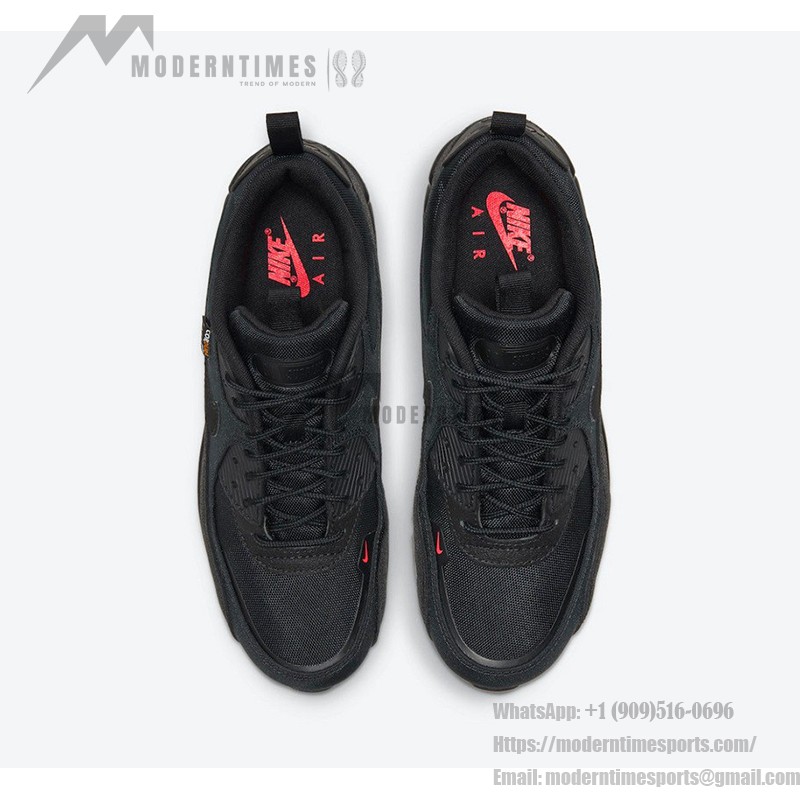 Nike Air Max 90 Surplus CQ7743-001 Triple Black Sneakers with Rugged All-Weather Design