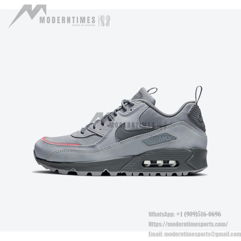 Nike Air Max 90 Surplus DC9389-001 - 견고한 디자인의 울프 그레이 스니커즈