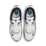 Nike Air Max 90 DJ5190-100 Swingman Edition - Baseball-inspired sneakers with navy, red, and teal accents