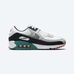 Nike Air Max 90 DJ5190-100 Swingman Edition - Baseball-inspired sneakers with navy, red, and teal accents