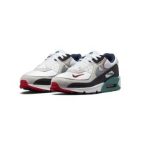 Nike Air Max 90 DJ5190-100 - "Swingman" Edition | Baseball-Inspired Design with Navy, Red & Teal Accents