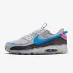 Nike Air Max 90 Terrascape - Vibrant Grey with Blue & Pink Design