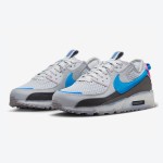 Nike Air Max 90 Terrascape - Vibrant Grey with Blue & Pink Design