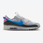 Nike Air Max 90 Terrascape - Vibrant Grey with Blue & Pink Design