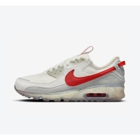 Nike Air Max 90 Terrascape DQ3987-100 - Sail with Bold Red Accents | Sustainable Outdoor Sneaker