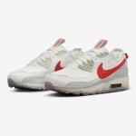 Nike Air Max 90 Terrascape - Clean Sail Design with Vibrant Red Accents