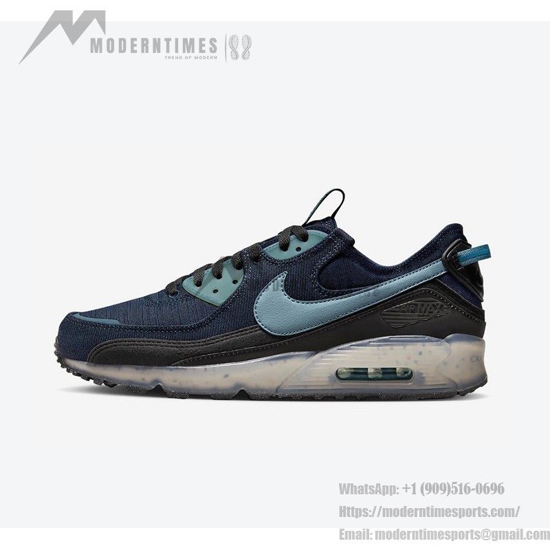 Nike Air Max 90 Terrascape - Navy and Light Blue Design with Eco-Friendly Features