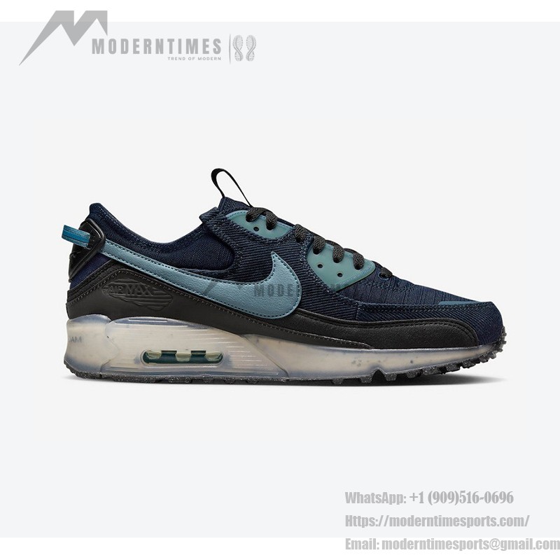 Nike Air Max 90 Terrascape - Navy and Light Blue Design with Eco-Friendly Features