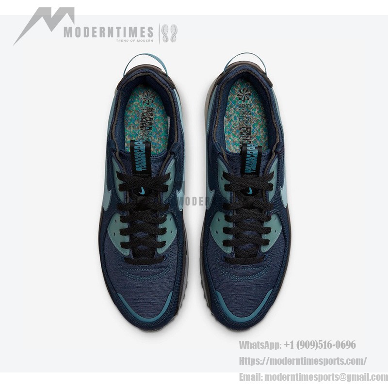 Nike Air Max 90 Terrascape - Navy and Light Blue Design with Eco-Friendly Features