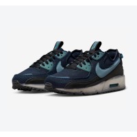 Nike Air Max 90 Terrascape DV7413-400 - Navy with Light Blue Accents | Sustainable Outdoor Sneaker