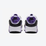 Nike Air Max 90 WMNS 'Purple Accents' CD0490-103 - White and Grey Sneakers with Bold Purple Highlights