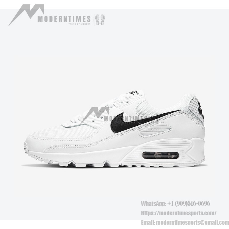 Nike Air Max 90 WMNS 'Weiß/Schwarz' CQ2560-101 - Minimalistisches Design mit Max Air-Komfort