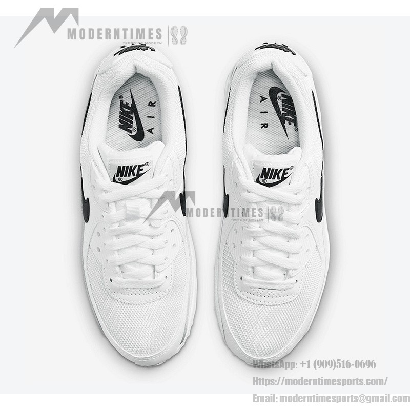 Nike Air Max 90 WMNS 'White/Black' CQ2560-101 - Minimalist Design with Max Air Comfort